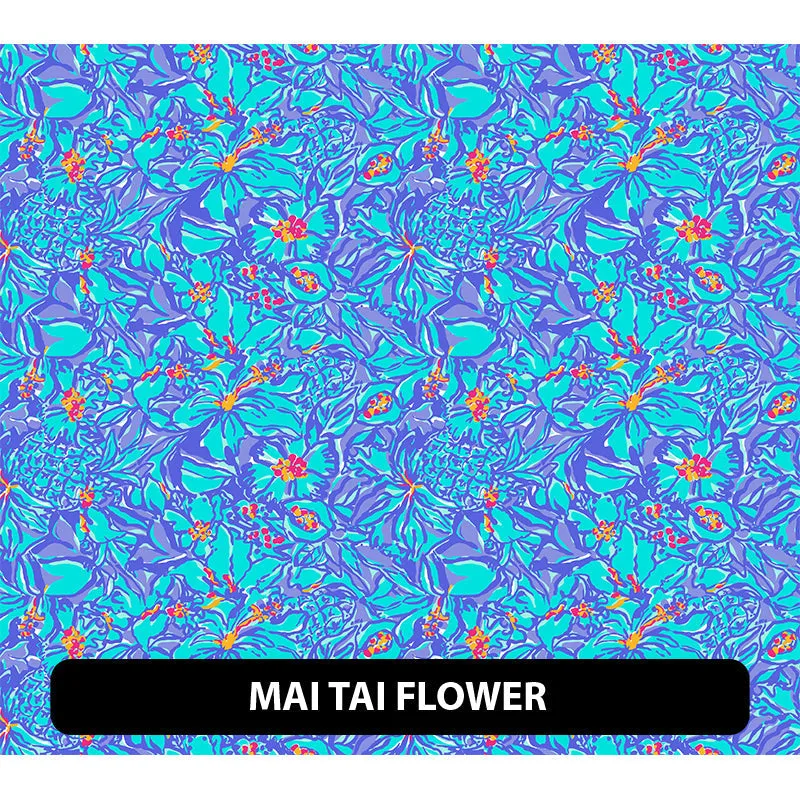 Floral Puff Patterned HTV (18.5" x 12")