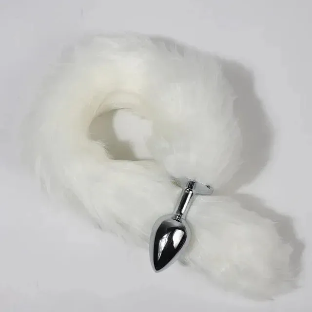 Fox Tail Butt Plug Sexy Metal Fox Tail Anal Plug