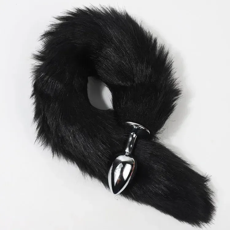 Fox Tail Butt Plug Sexy Metal Fox Tail Anal Plug