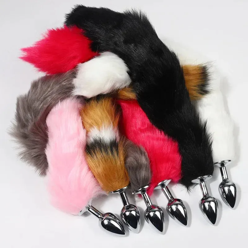 Fox Tail Butt Plug Sexy Metal Fox Tail Anal Plug