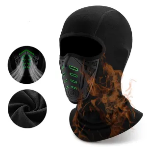 Full Face Scarf Winter Thermal Bike Head Fleece Hat Warmer Windproof Balaclava Breathable Cycling Mask Bicycle Headwear