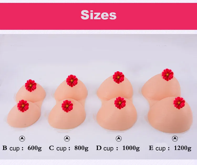 Full Silicone Breast Bra Invisible Lining (B-E cup variants)