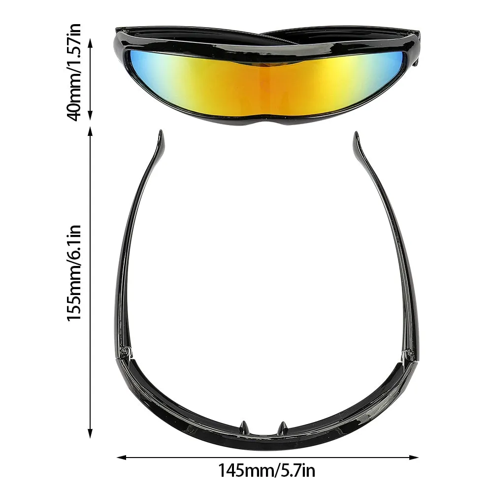 Futuristic Cyborg Cosplay Sunglasses