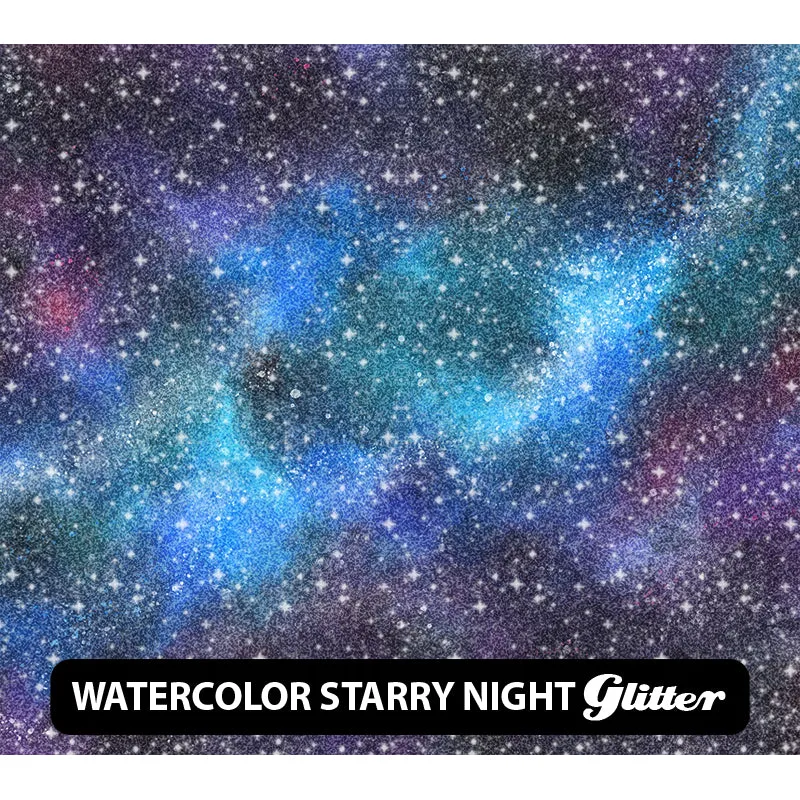 Galaxy / Spectrum Glitter Patterned HTV (12" x 12")