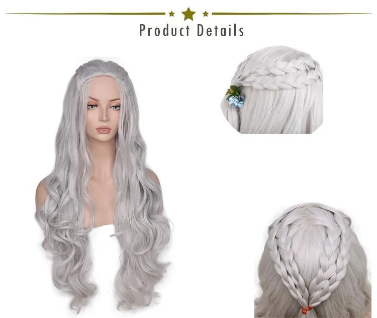 Game of Thrones Daenerys Targaryen Cosplay Wig