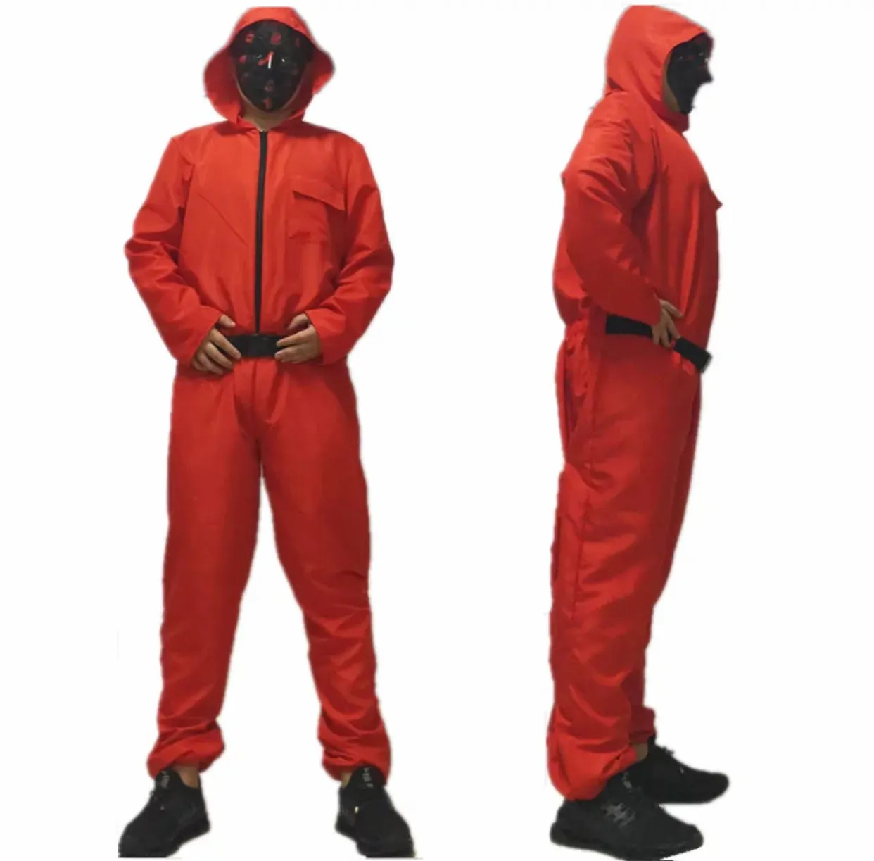 Game Red Jumpsuit Costume for Adult - Jumpsuit only