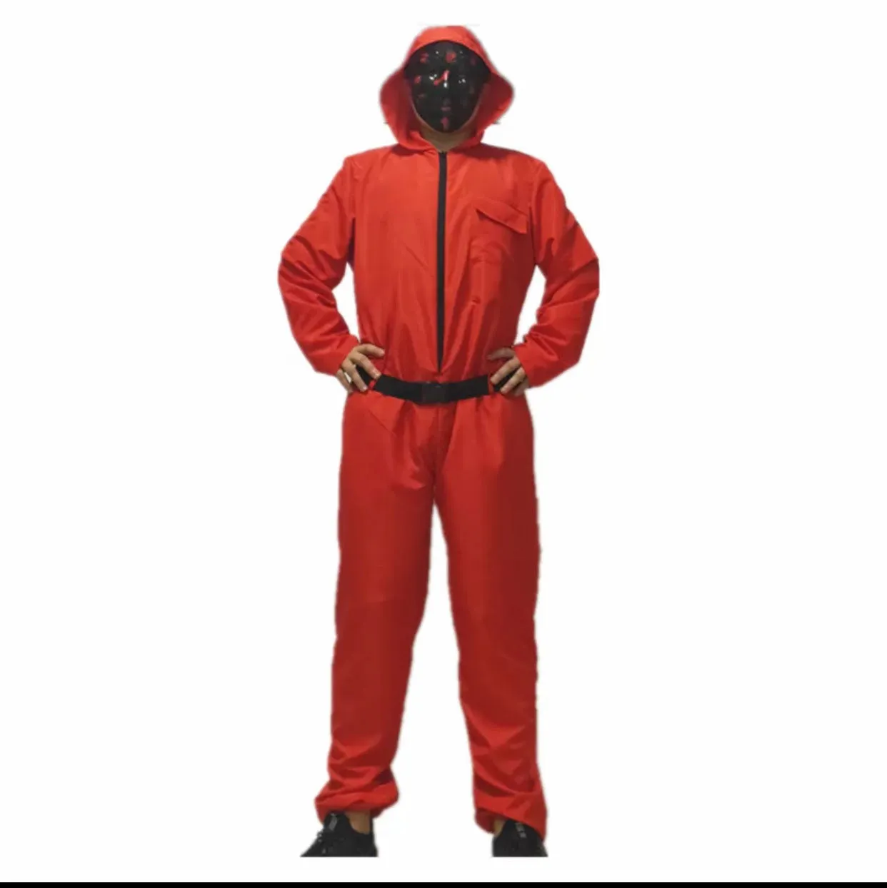 Game Red Jumpsuit Costume for Adult - Jumpsuit only