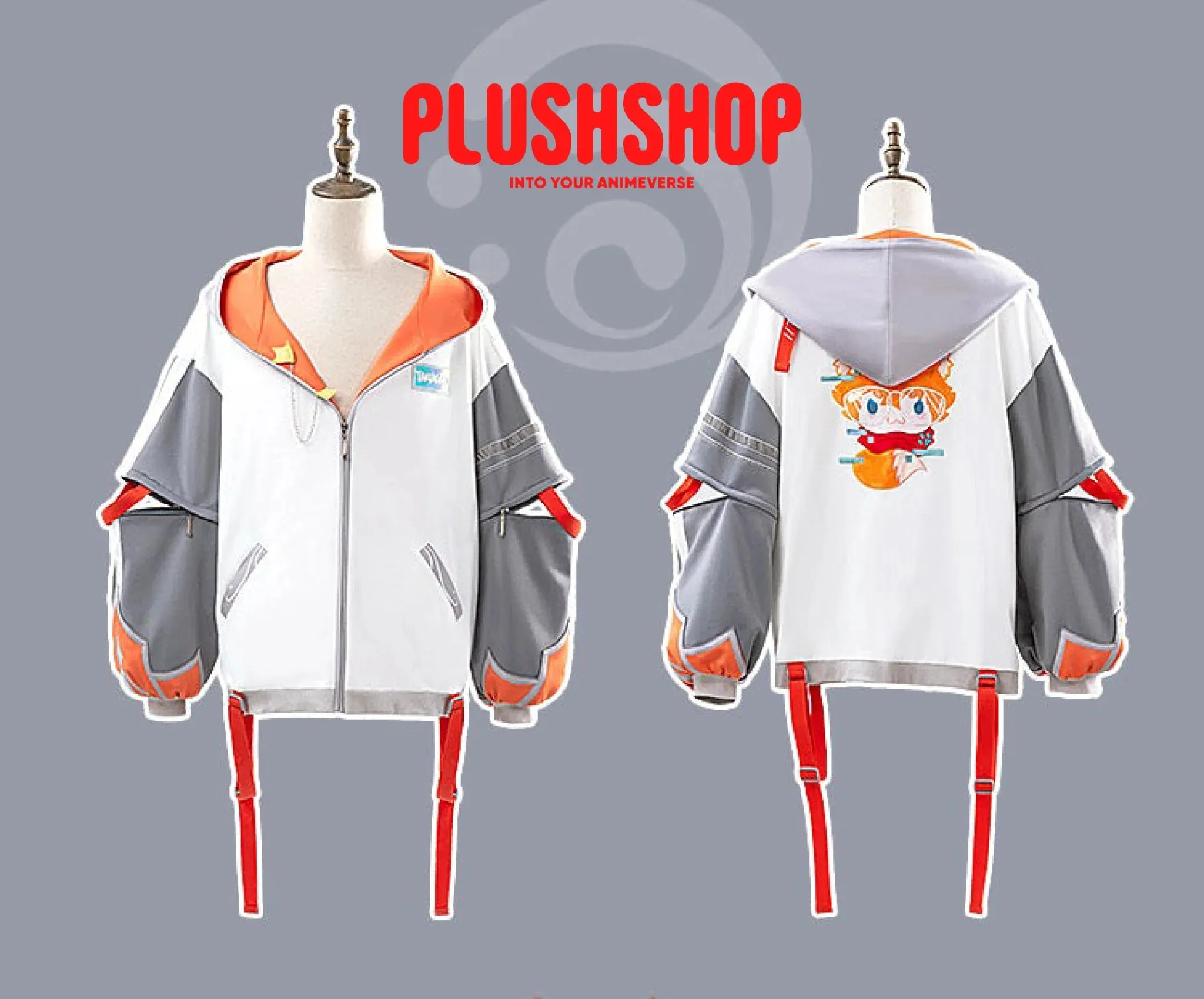 Genshin Impact Tartaglia&Zhongli Theme Costume Cosplay Casual Wearing Outfit Coat