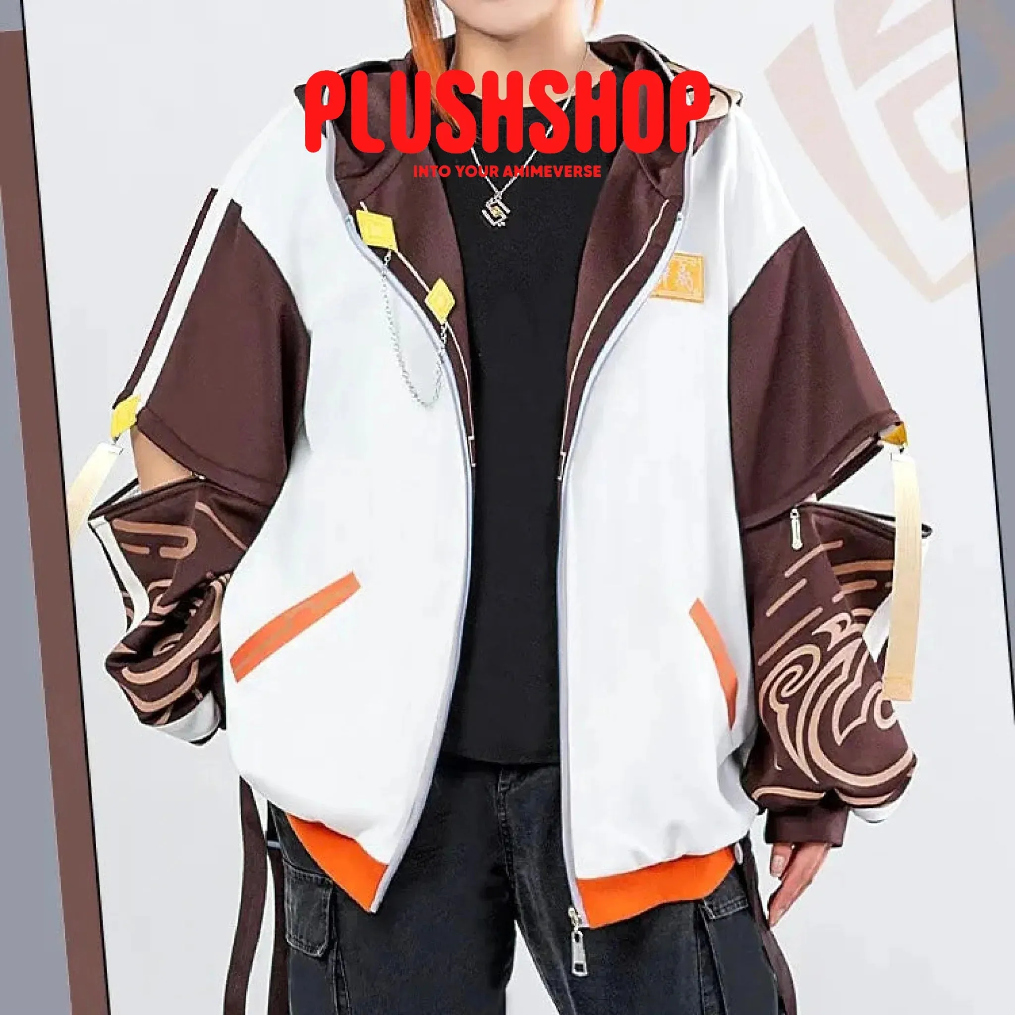 Genshin Impact Tartaglia&Zhongli Theme Costume Cosplay Casual Wearing Outfit Coat