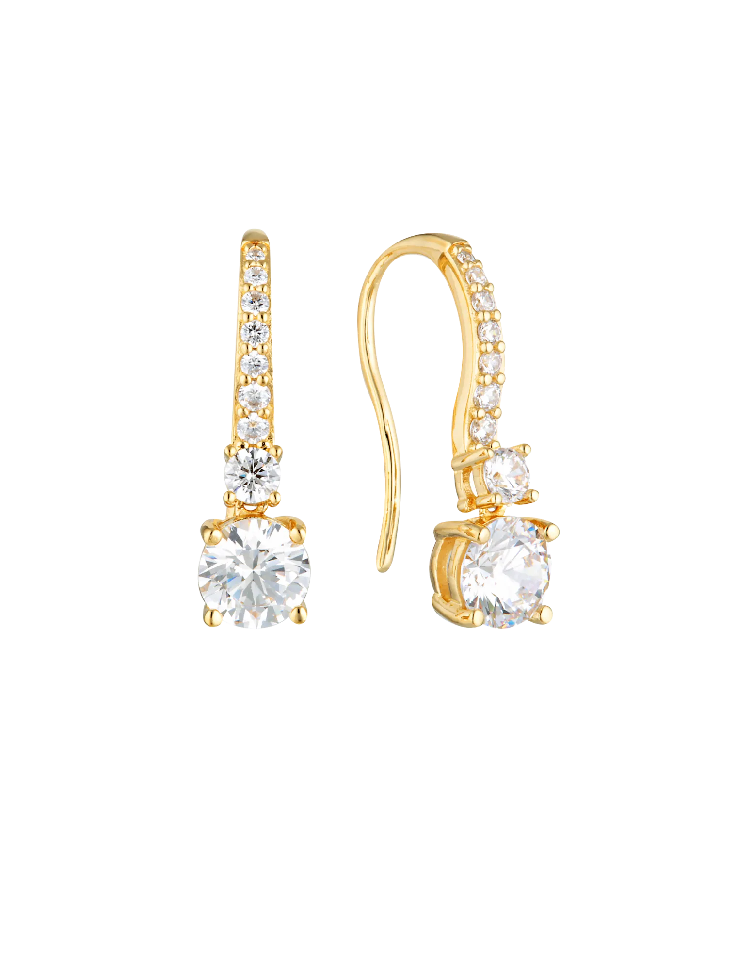 Georgini Iconic Bridal Daphne Earrings - Gold