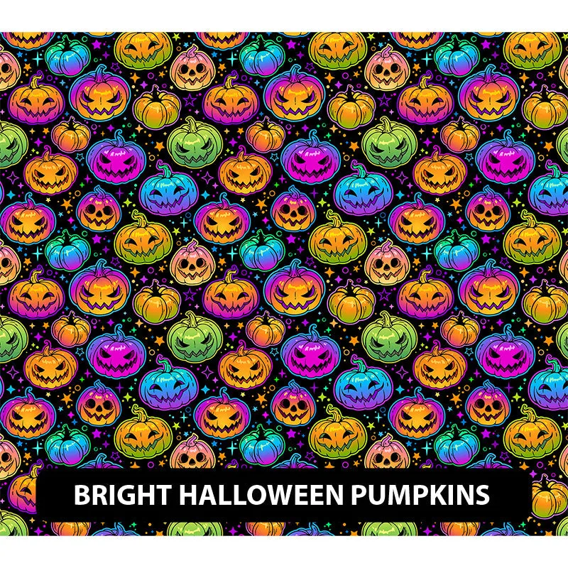 Halloween Puff Patterned HTV (12" x 12")