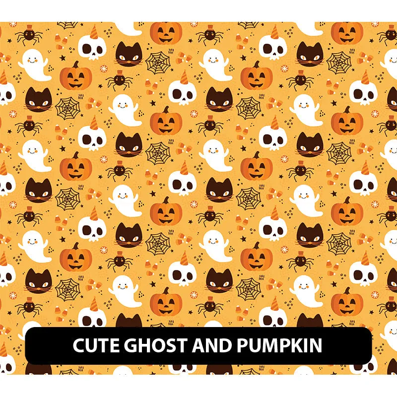 Halloween Puff Patterned HTV (12" x 12")