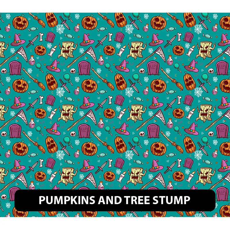 Halloween Puff Patterned HTV (12" x 12")