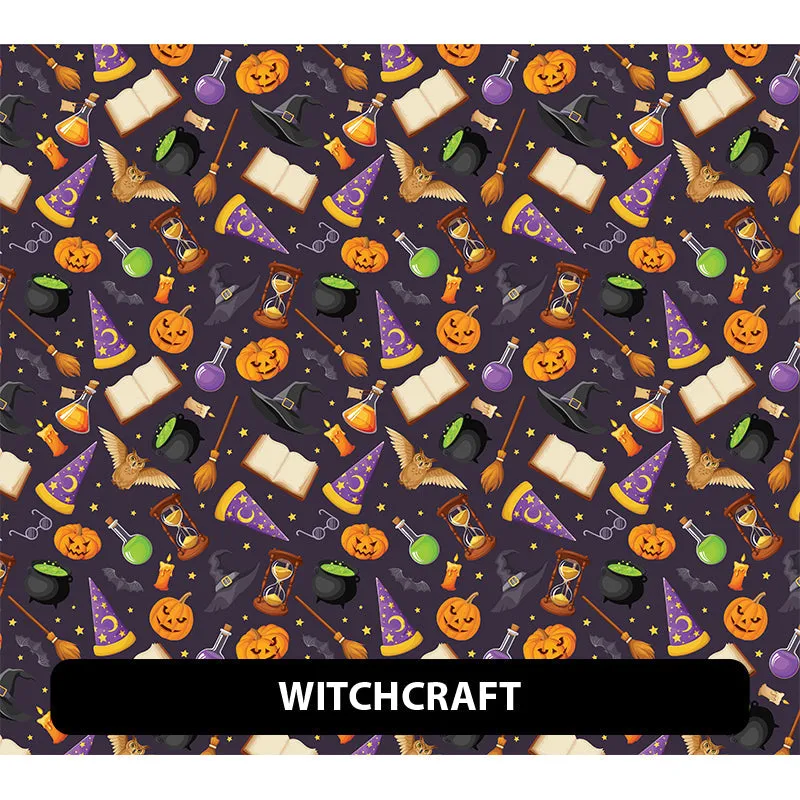 Halloween Puff Patterned HTV (12" x 12")