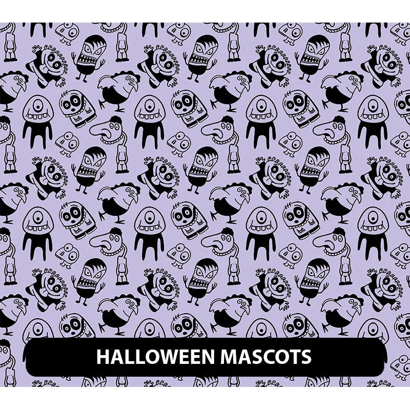 Halloween Puff Patterned HTV (12" x 12")