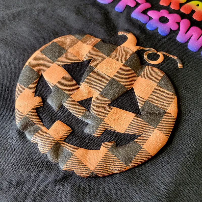 Halloween Puff Patterned HTV (12" x 12")