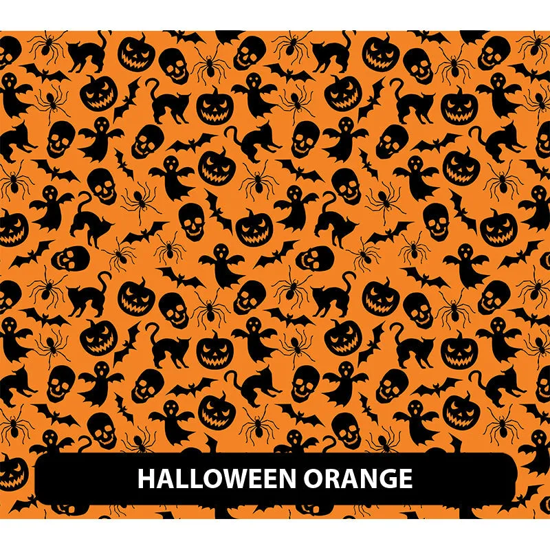 Halloween Puff Patterned HTV (12" x 12")