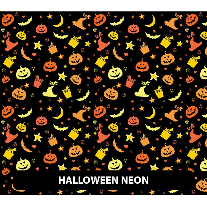 Halloween Puff Patterned HTV (12" x 12")