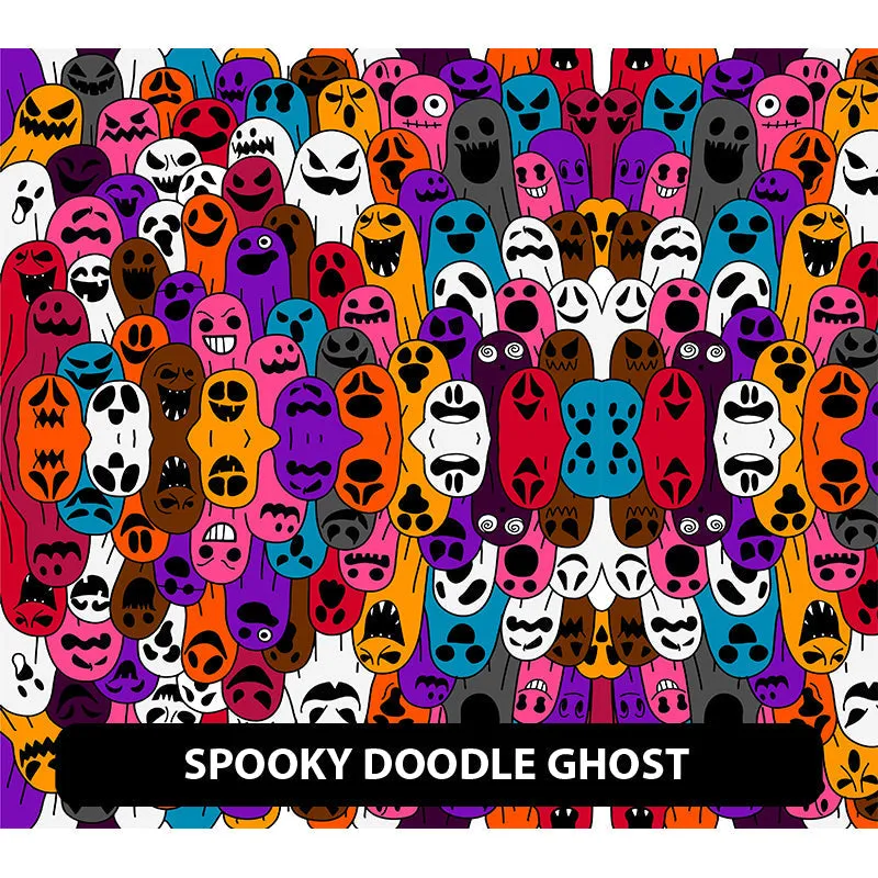 Halloween Puff Patterned HTV (18.5" x 12")