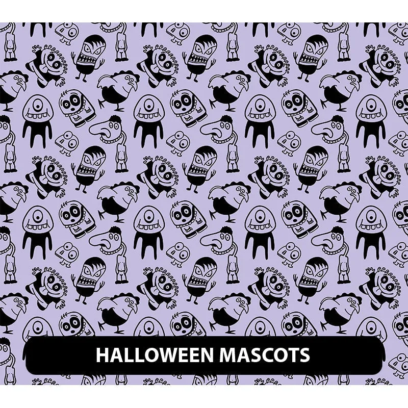 Halloween Puff Patterned HTV (18.5" x 12")