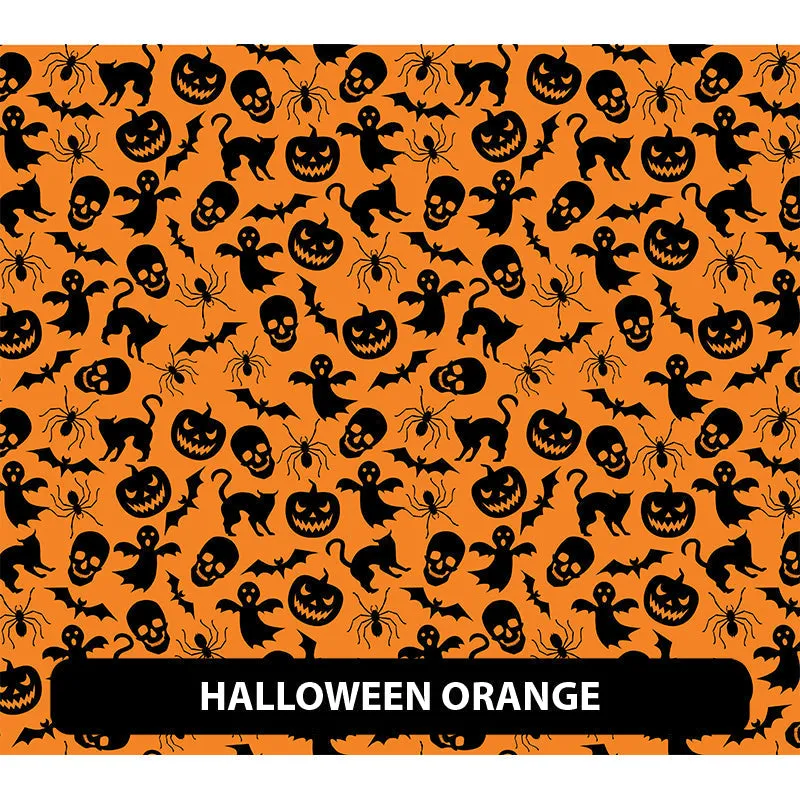 Halloween Puff Patterned HTV (18.5" x 12")