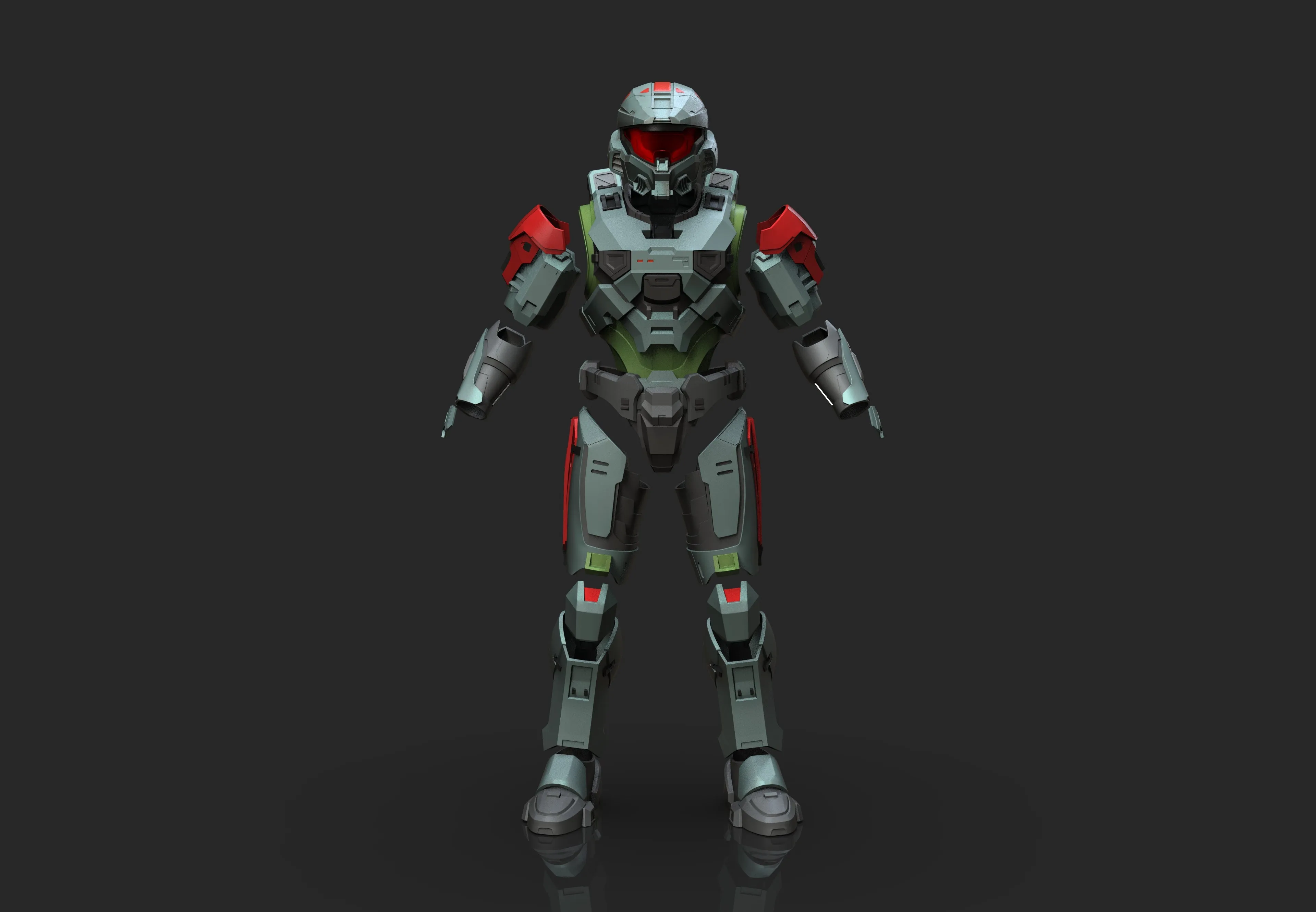 Halo MK7 Full Armor STL