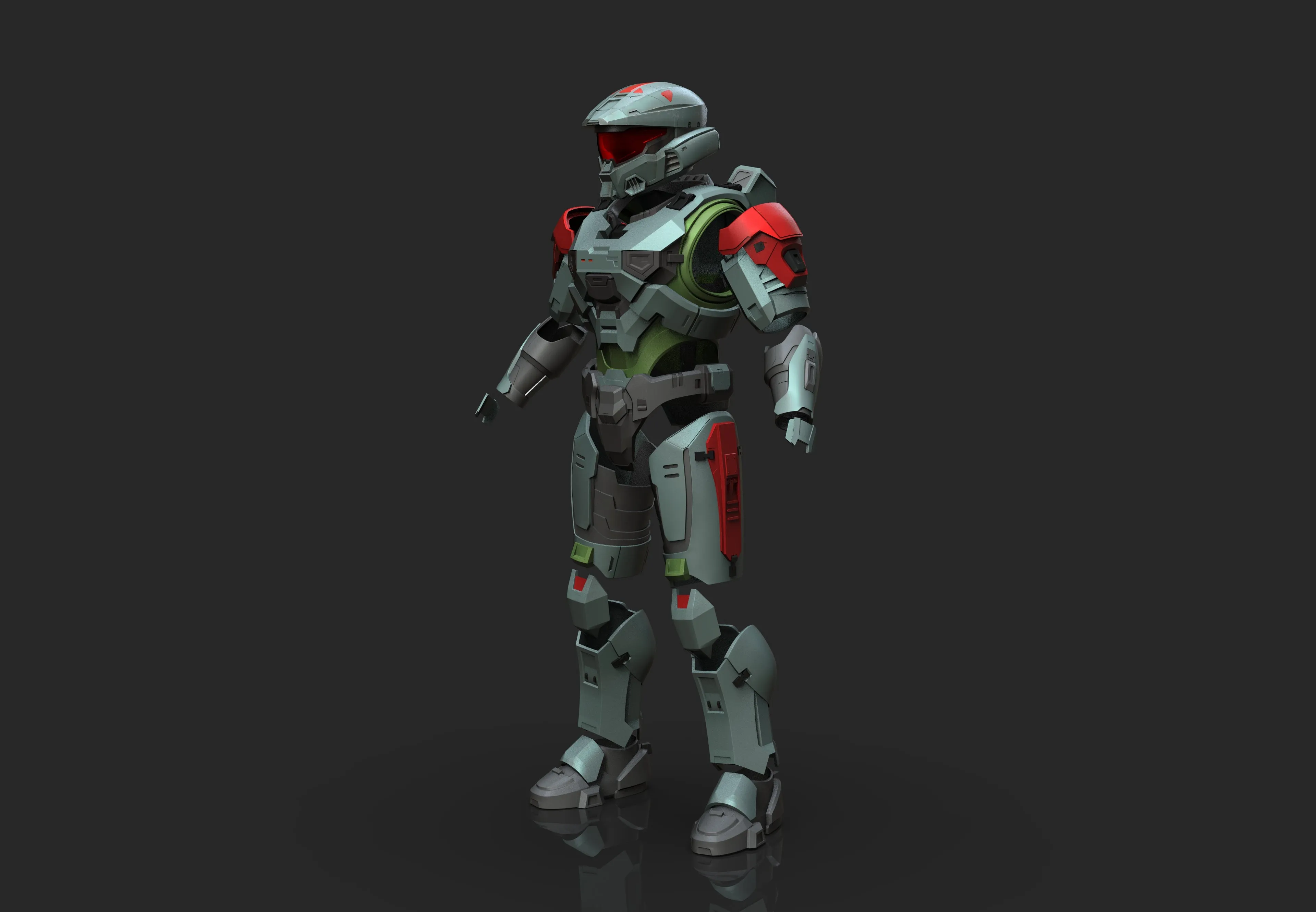 Halo MK7 Full Armor STL