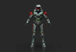 Halo MK7 Full Armor STL