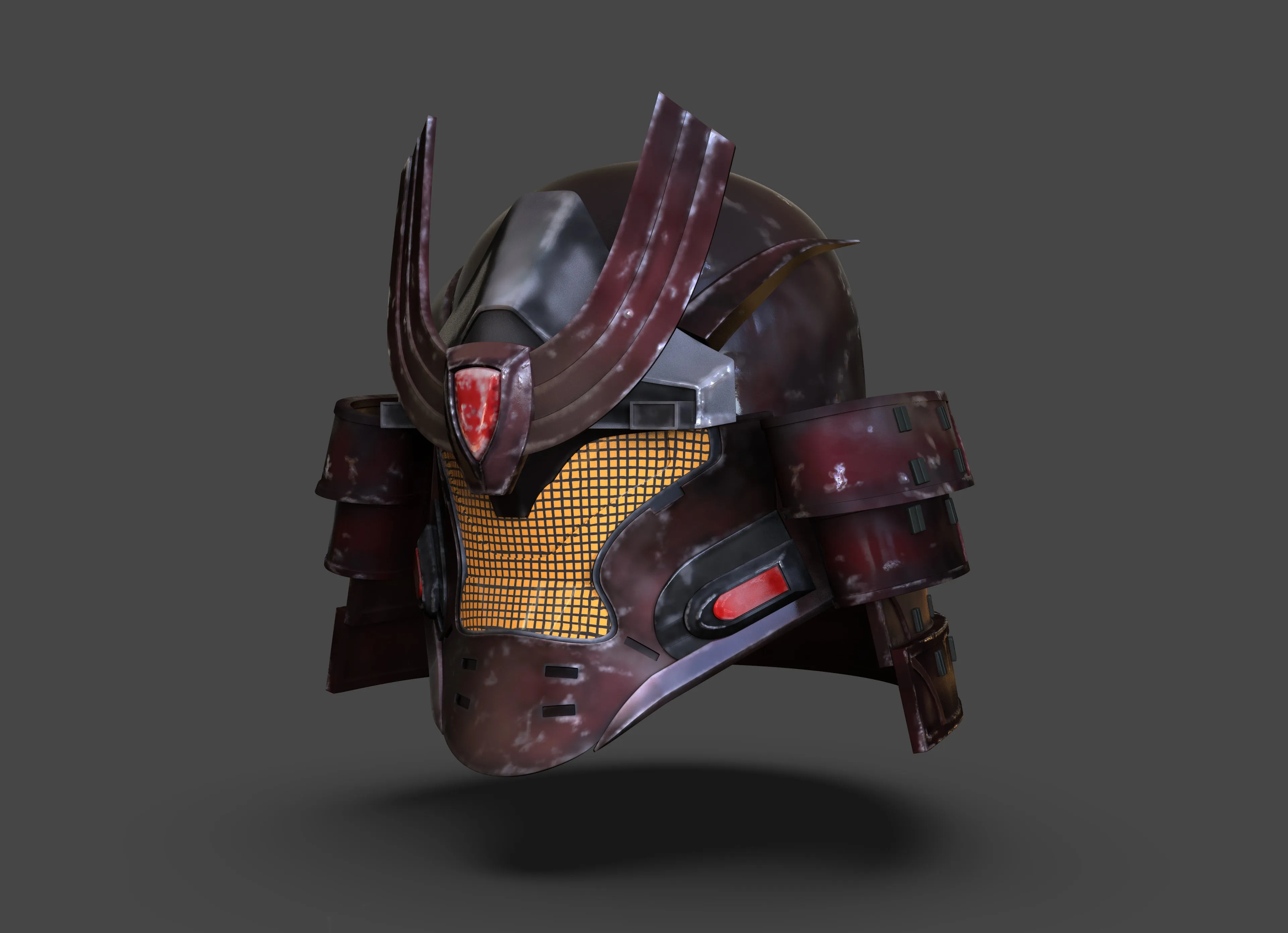 Halo Samurai Helmet STL