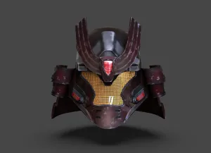 Halo Samurai Helmet STL