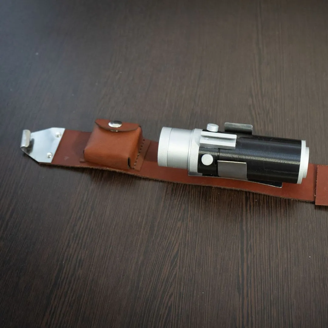 Han Solo Blaster, Leather Belt with Holster, Power Cells, Gas Cartridge, Droid Caller | Star Wars Cosplay