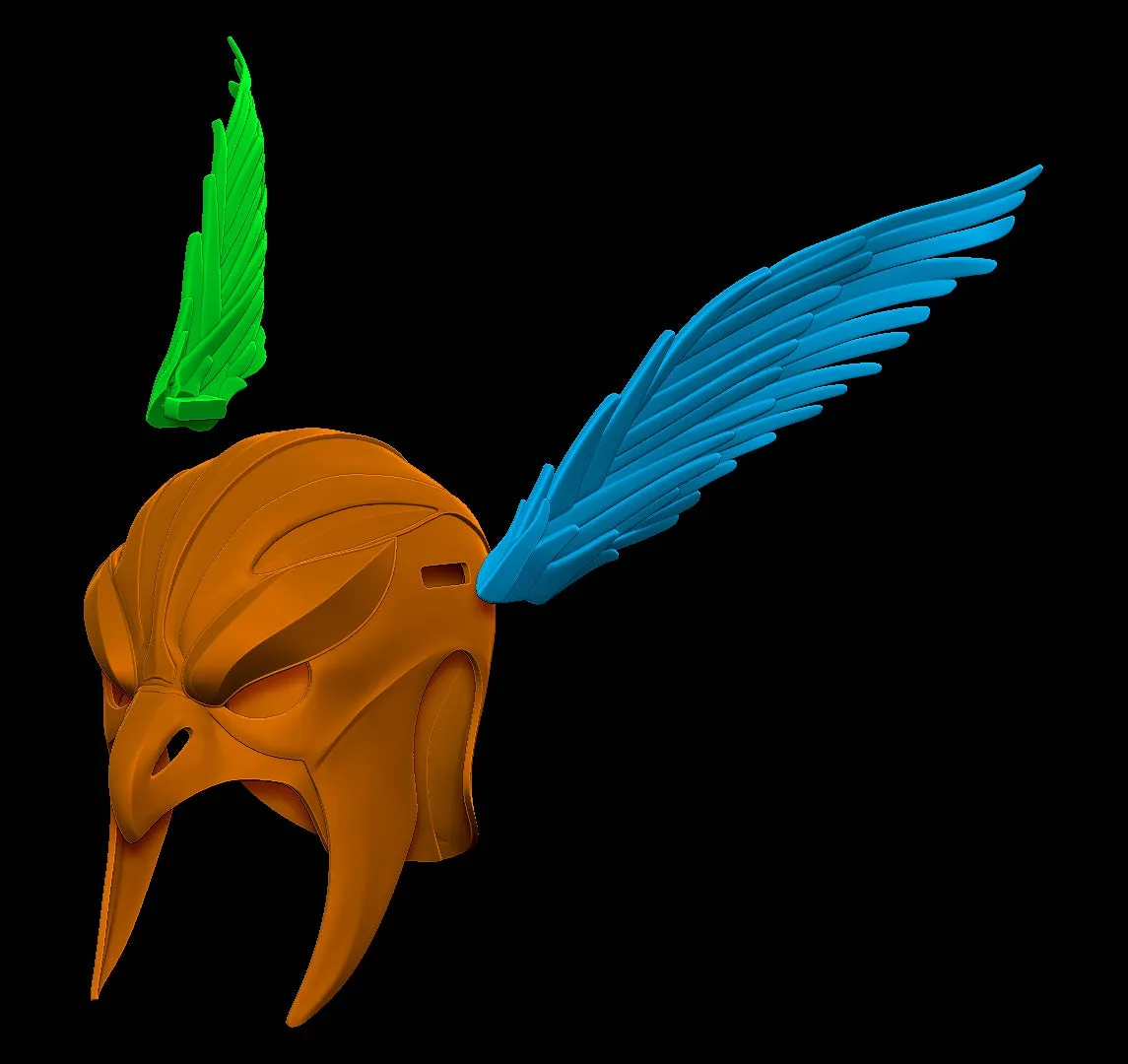 Hawkman Helmet STL