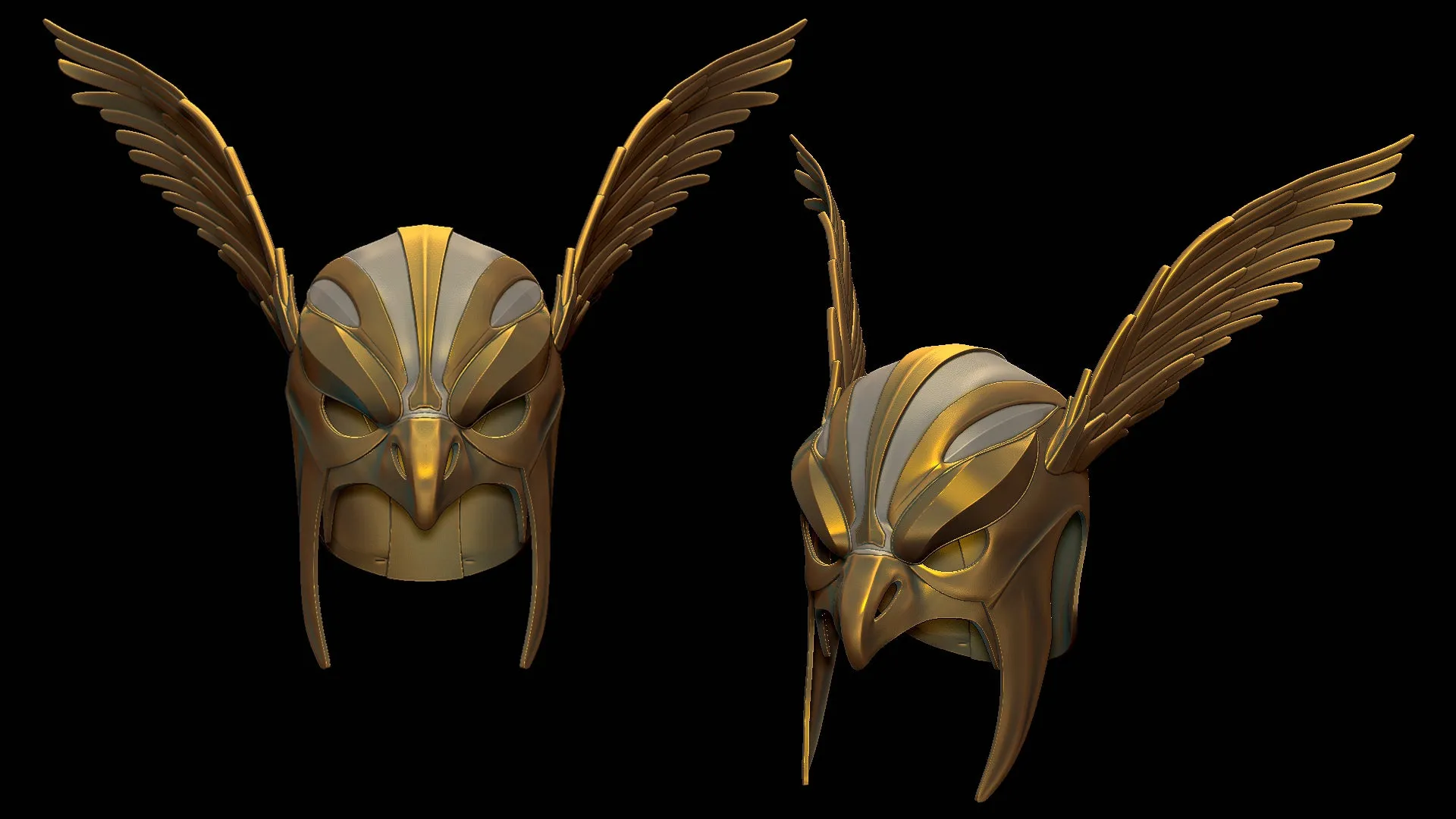 Hawkman Helmet STL