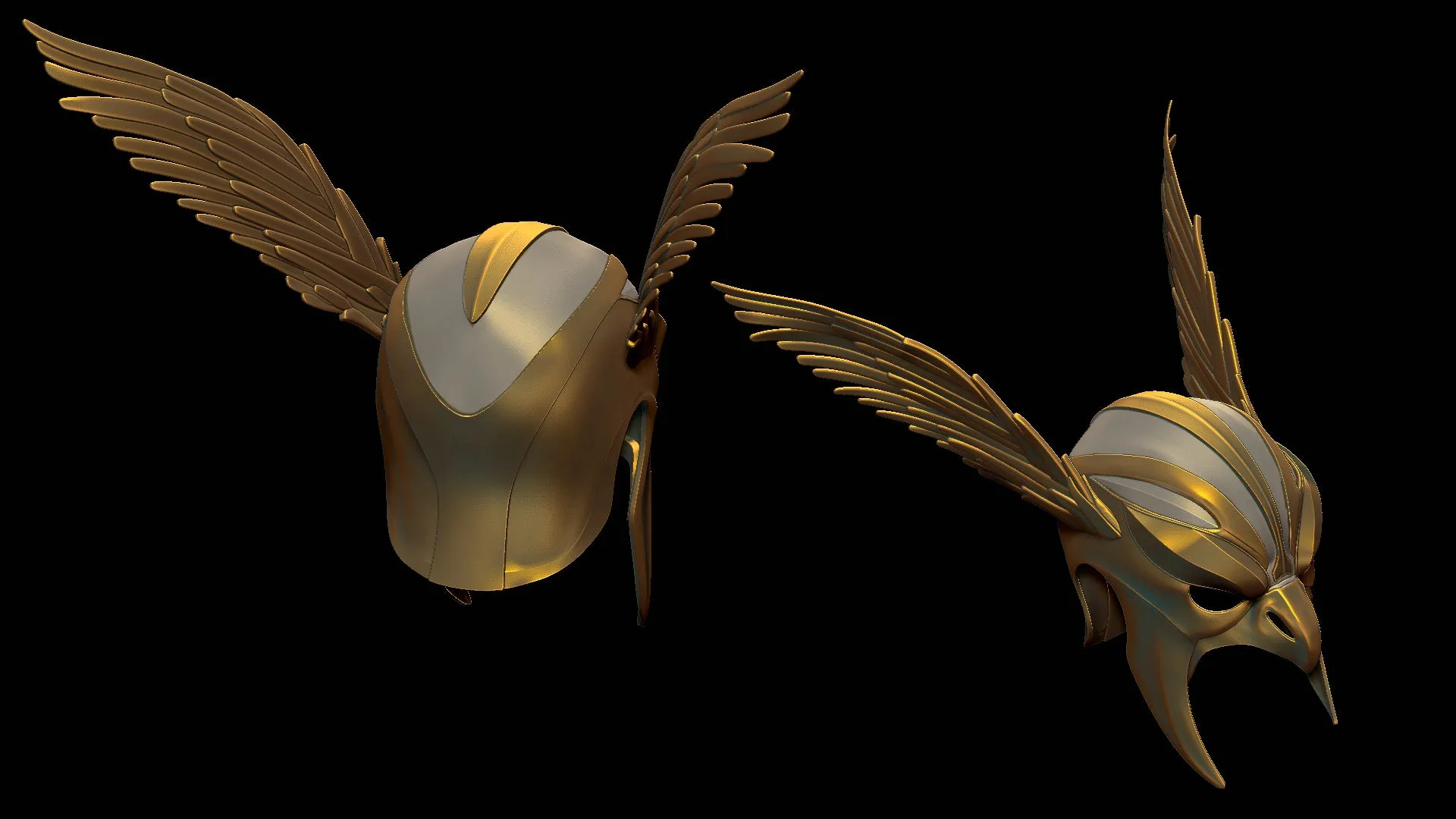 Hawkman Helmet STL