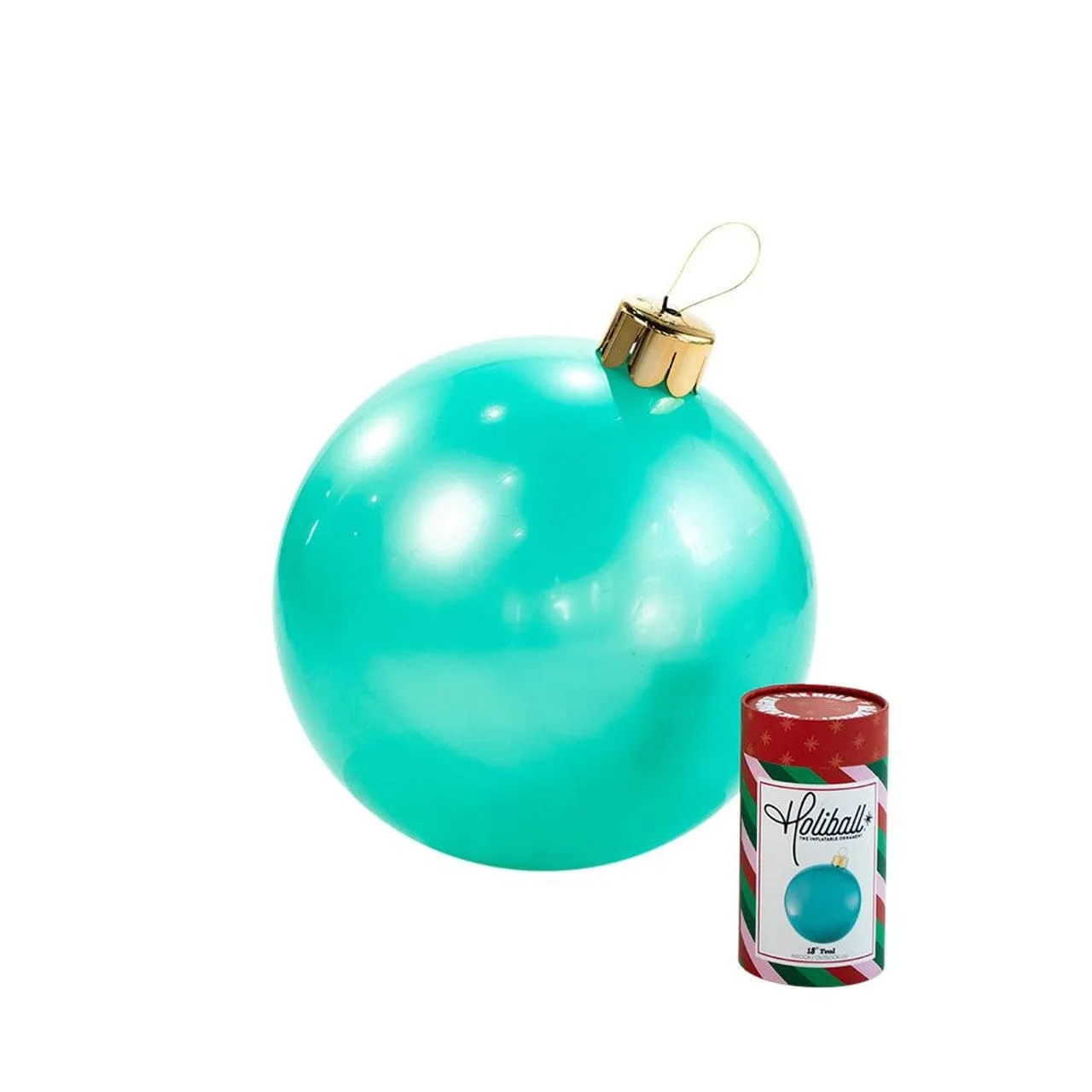 Holiball® - The Inflatable Ornament (18" Teal)