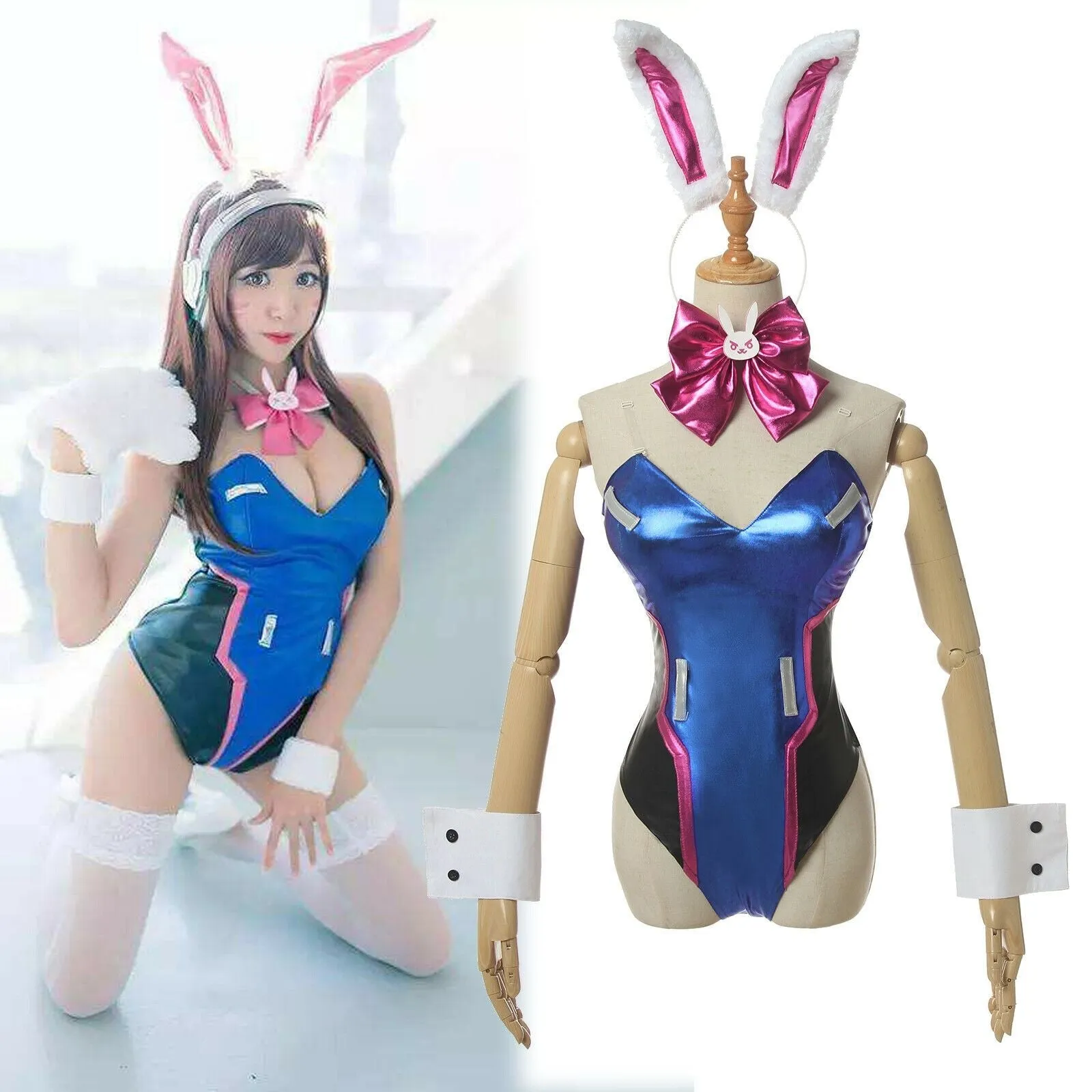 Holographic D.VA Cosplay Set