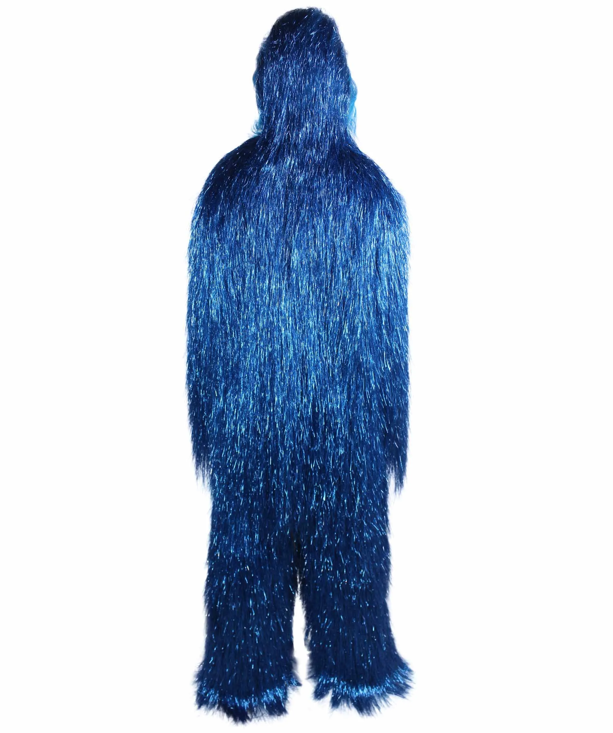 HPO Hairy Unisex Ape Mask and Bodysuit Costume Tinsel | Multiple Colors