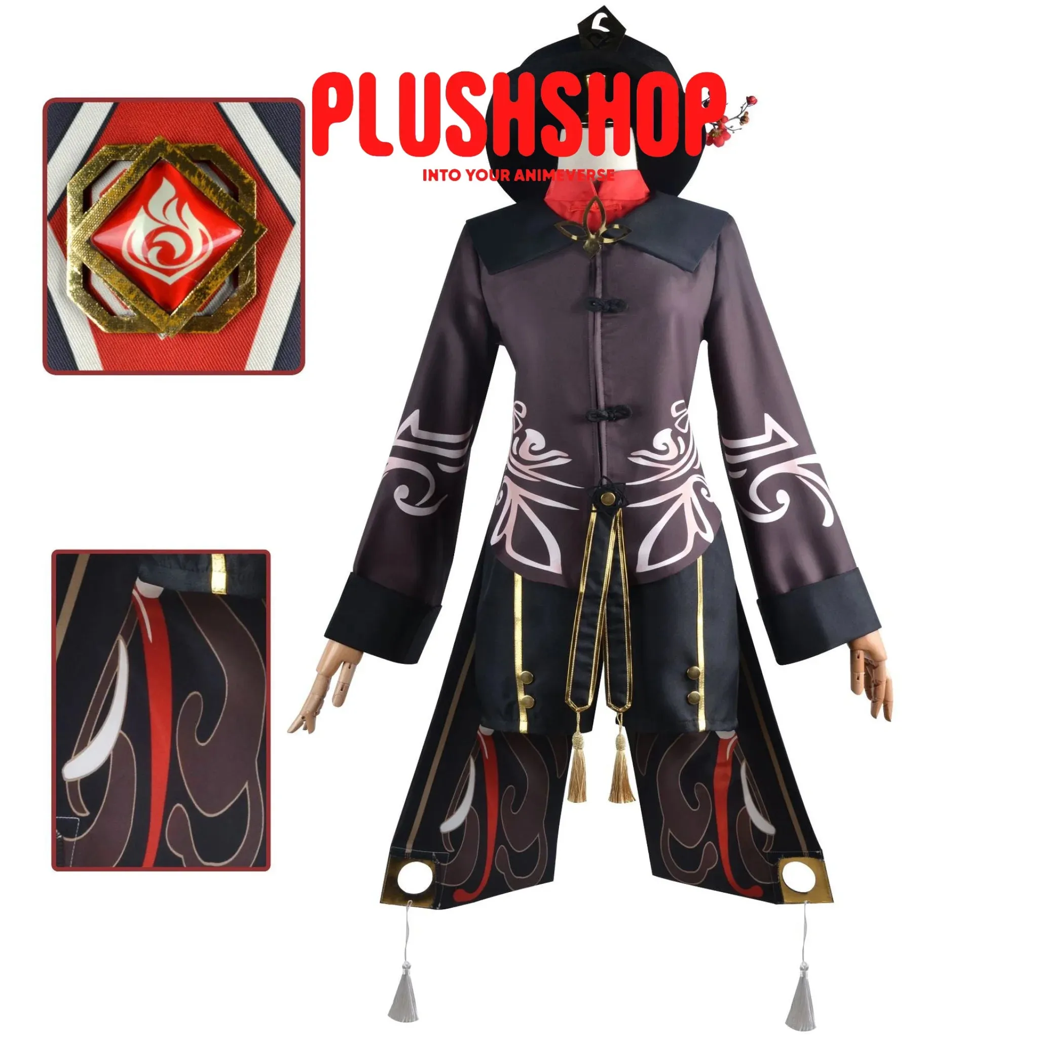 Hutao Cosplay Outfit Clothes Full Set