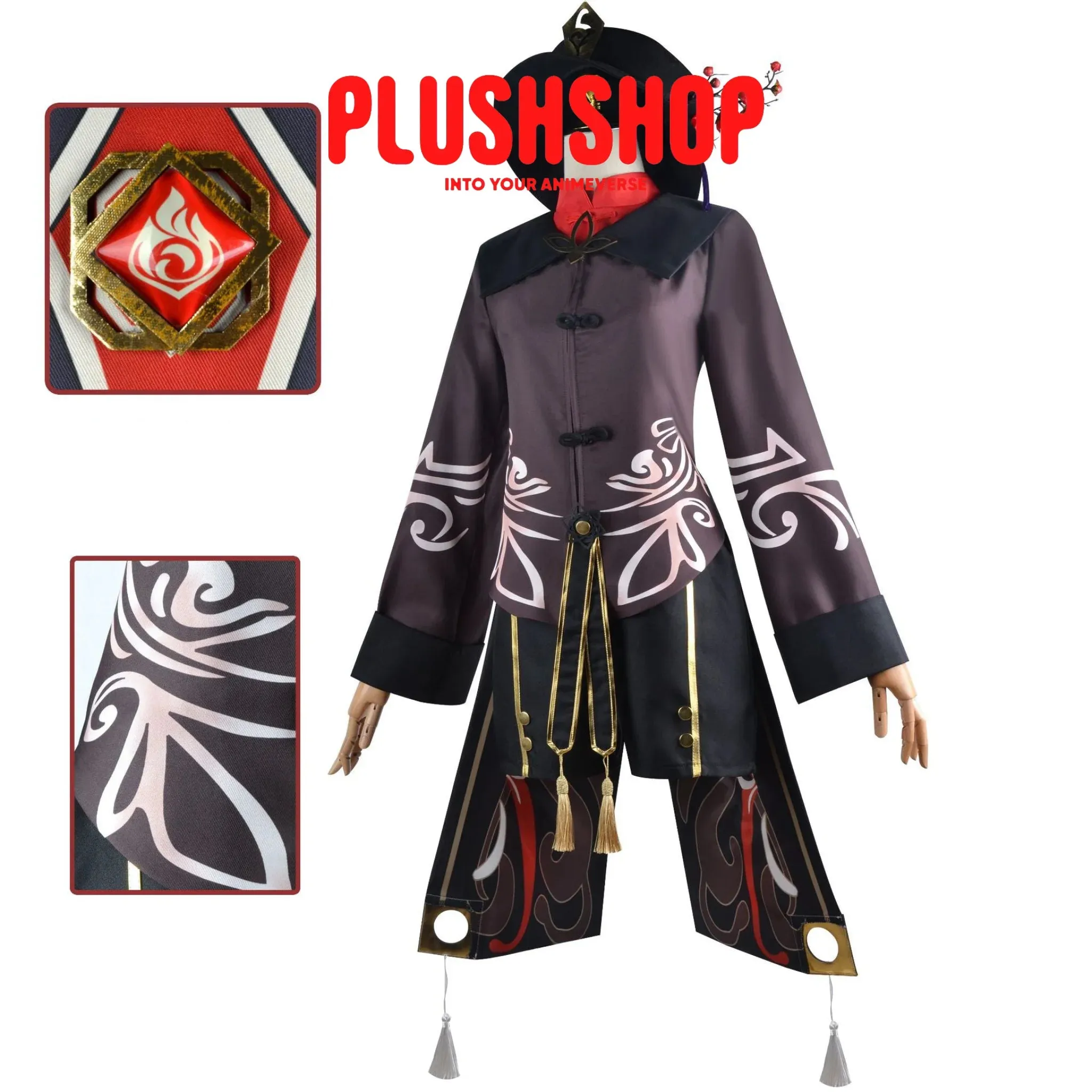 Hutao Cosplay Outfit Clothes Full Set