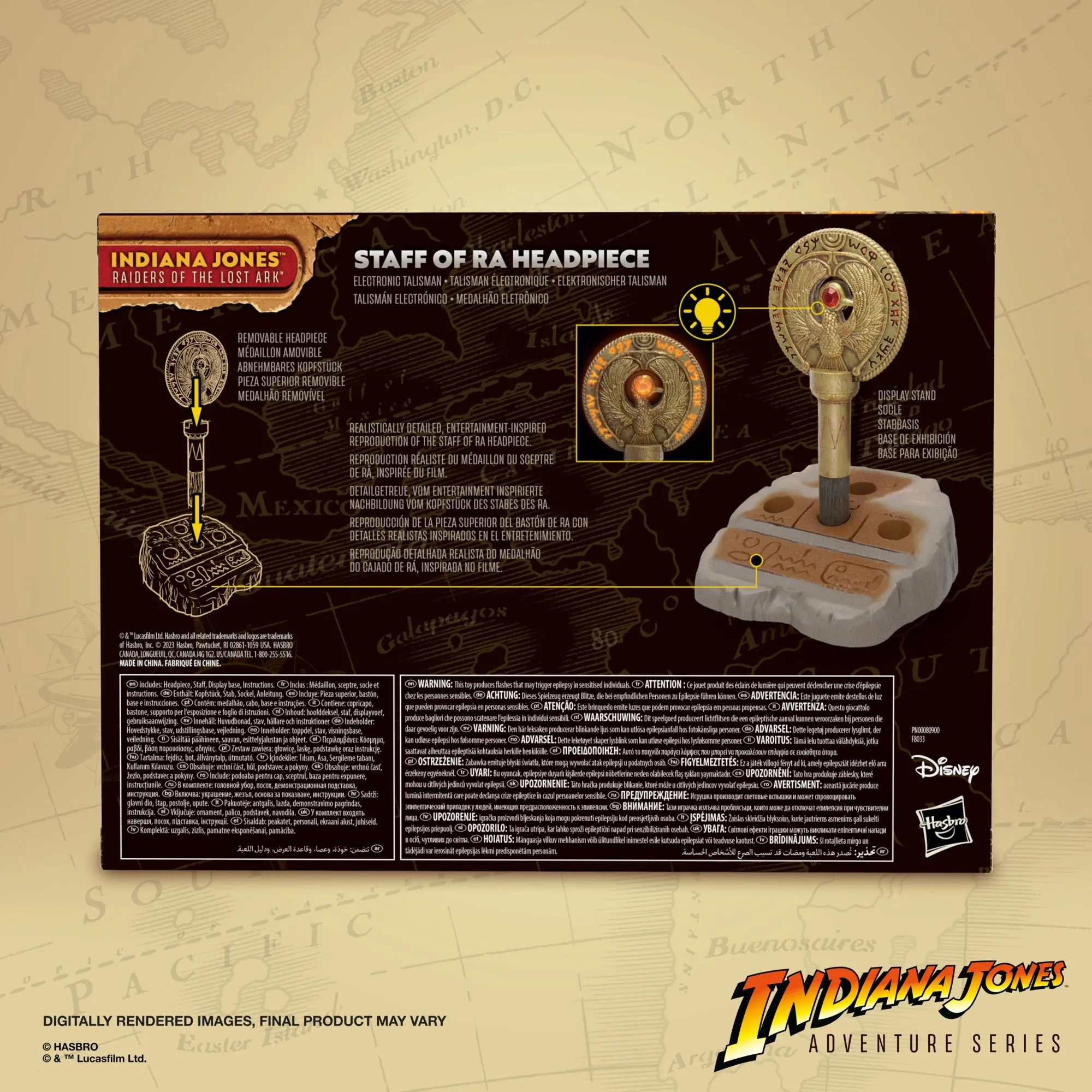 Indiana Jones Adventure Series Staff of Ra Headpiece