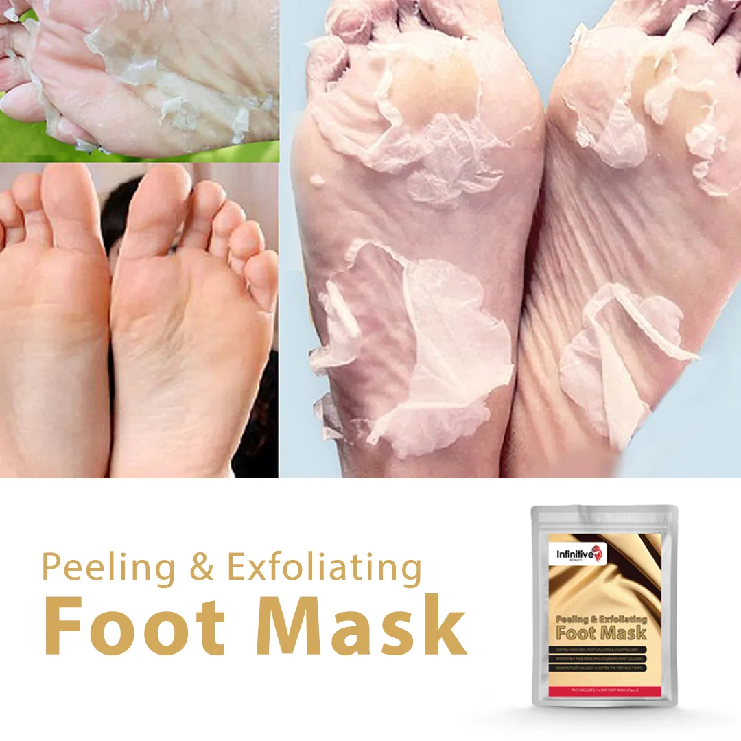 Infinitive Beauty Peeling and Exfoliating Foot Masks