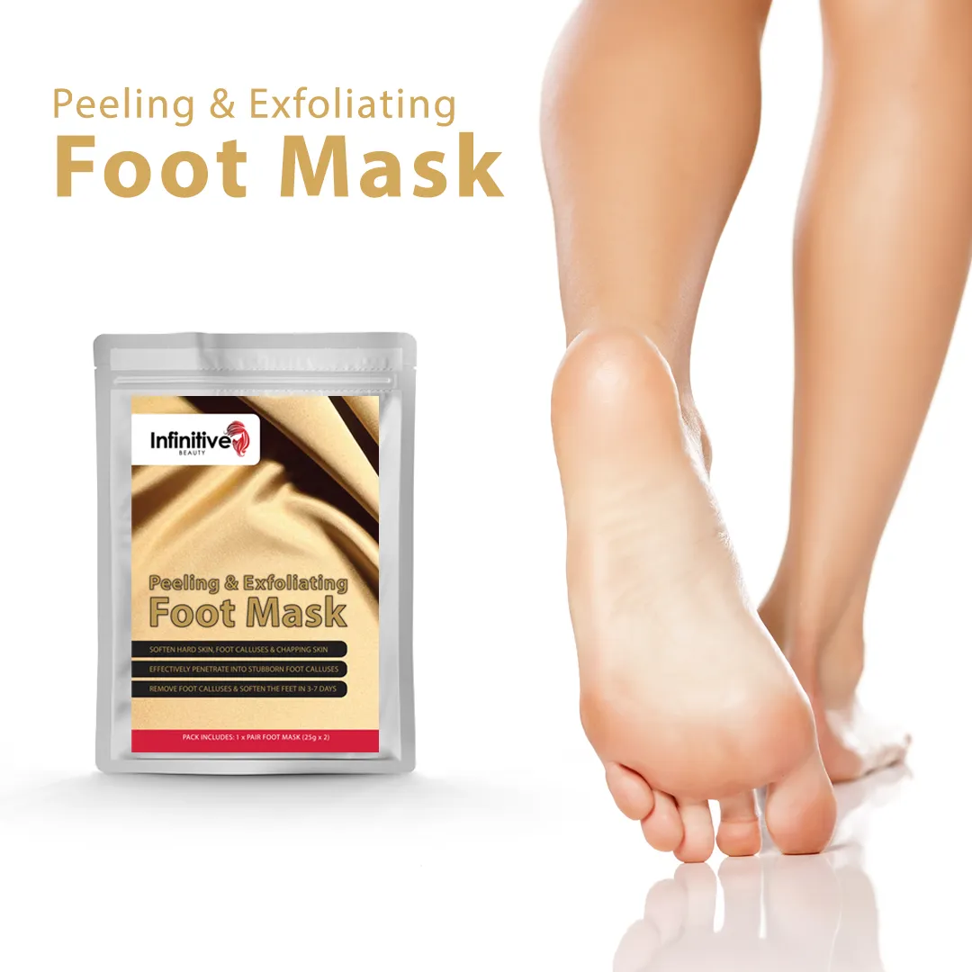 Infinitive Beauty Peeling and Exfoliating Foot Masks