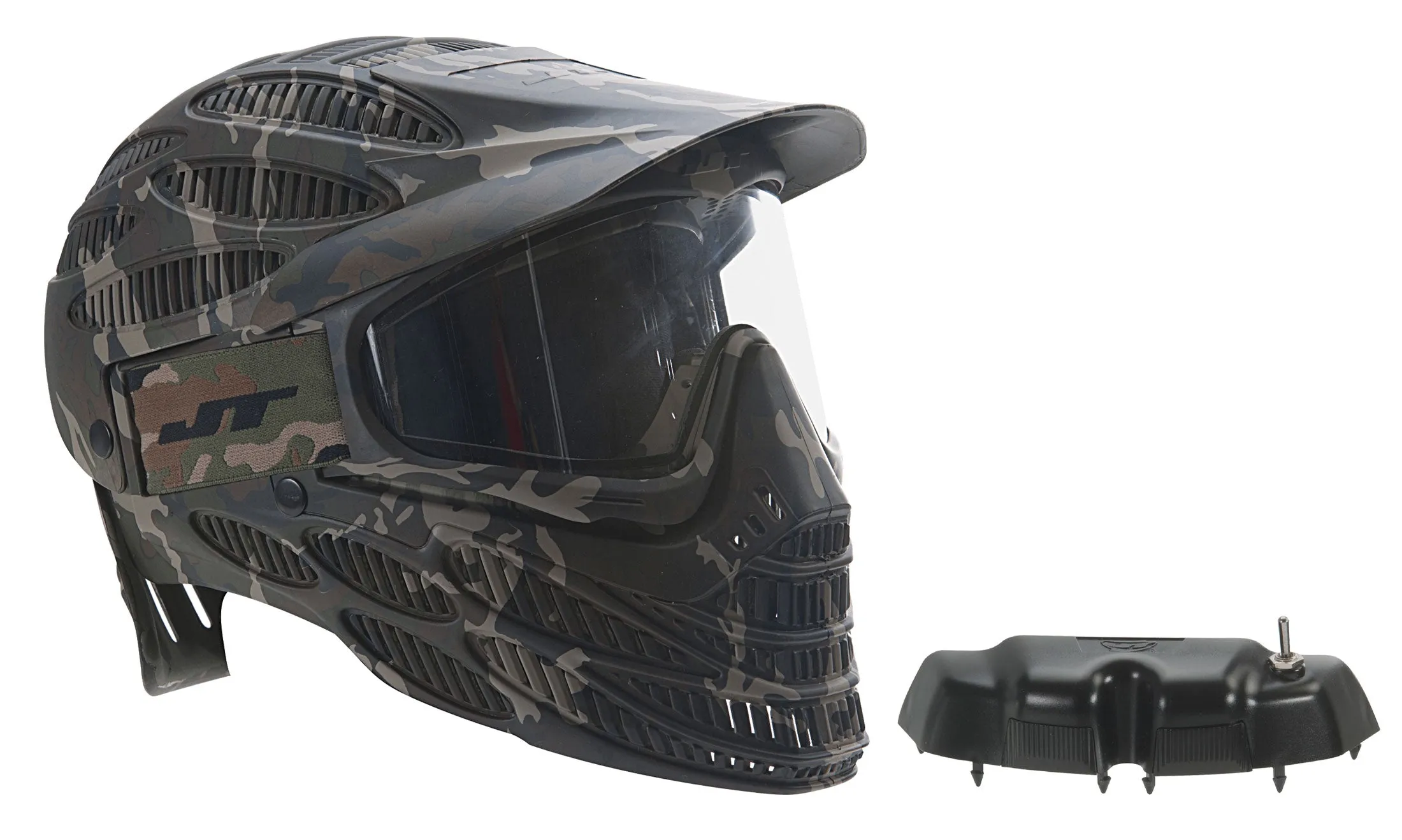 JT Spectra Flex 8 Full Head Paintball Mask - Camo   Vortex II Fan