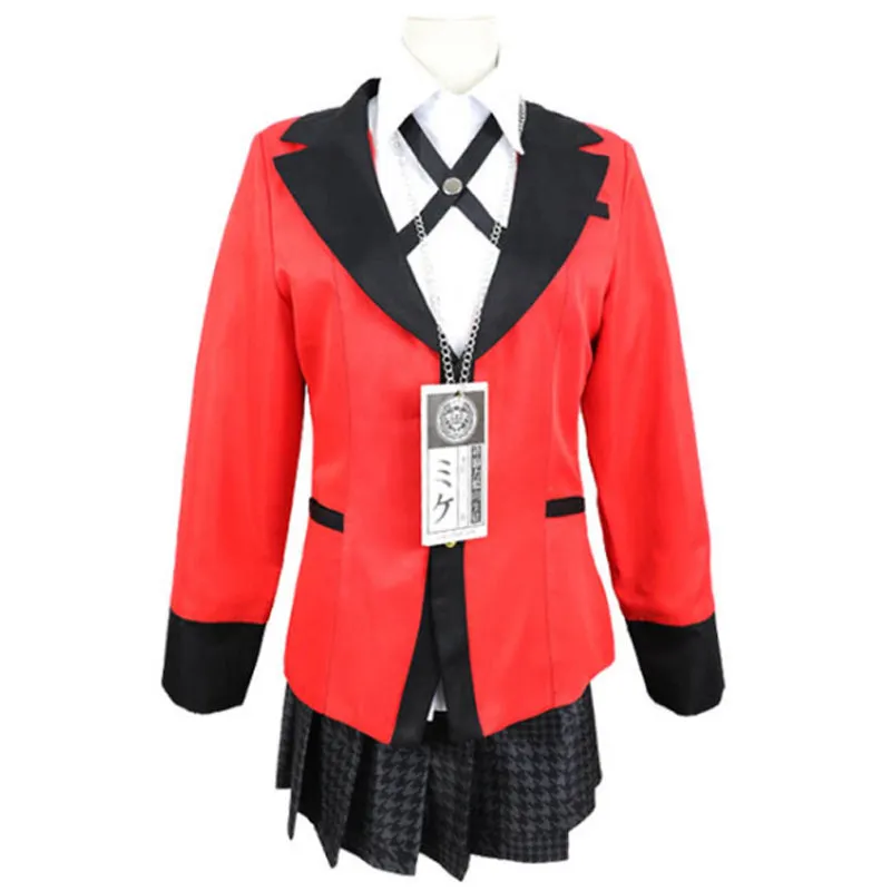 Kakegurui | Runa Yomozuki Cosplay Cape Full Outfit | Cosplay Event, Comicon, Halloween Party |