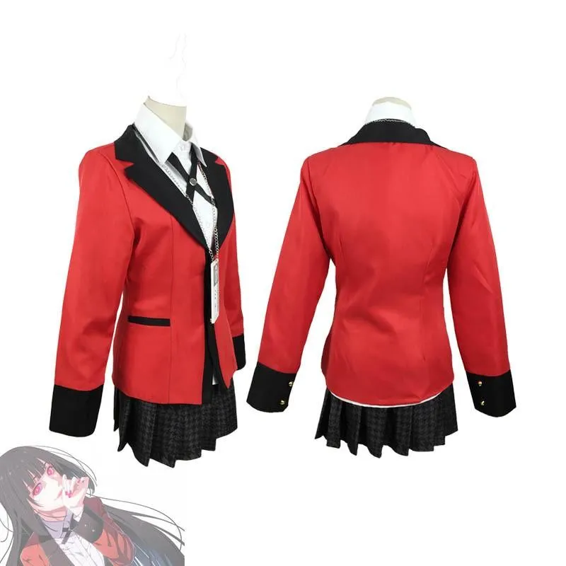 Kakegurui Yumeko Jabami Cosplay Set