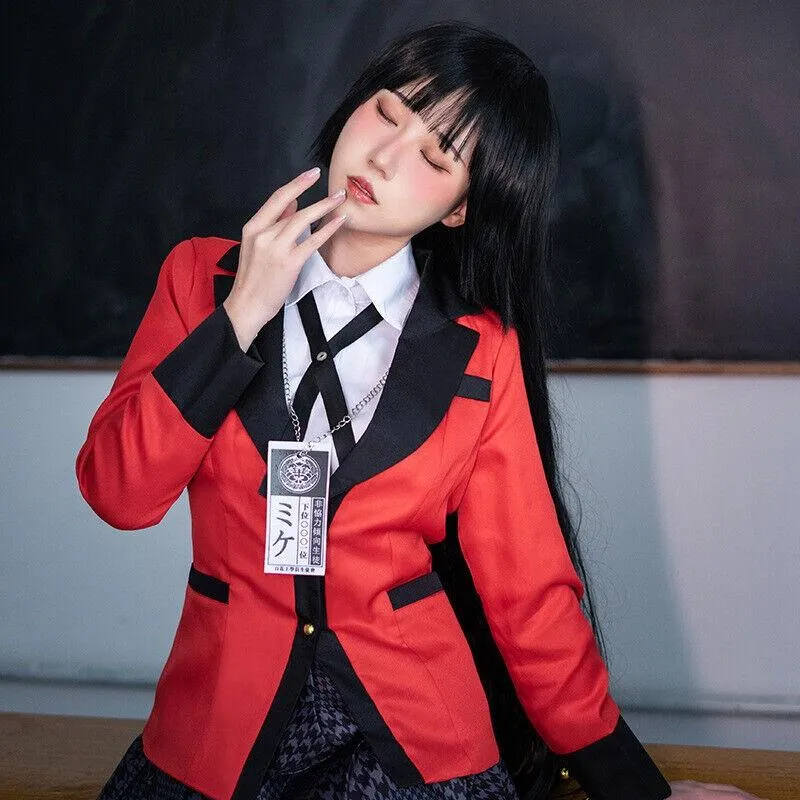 Kakegurui Yumeko Jabami Cosplay Set