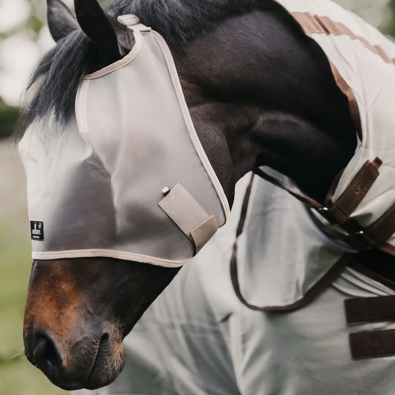 Kentucky Horsewear Fly Mask Classic - Beige