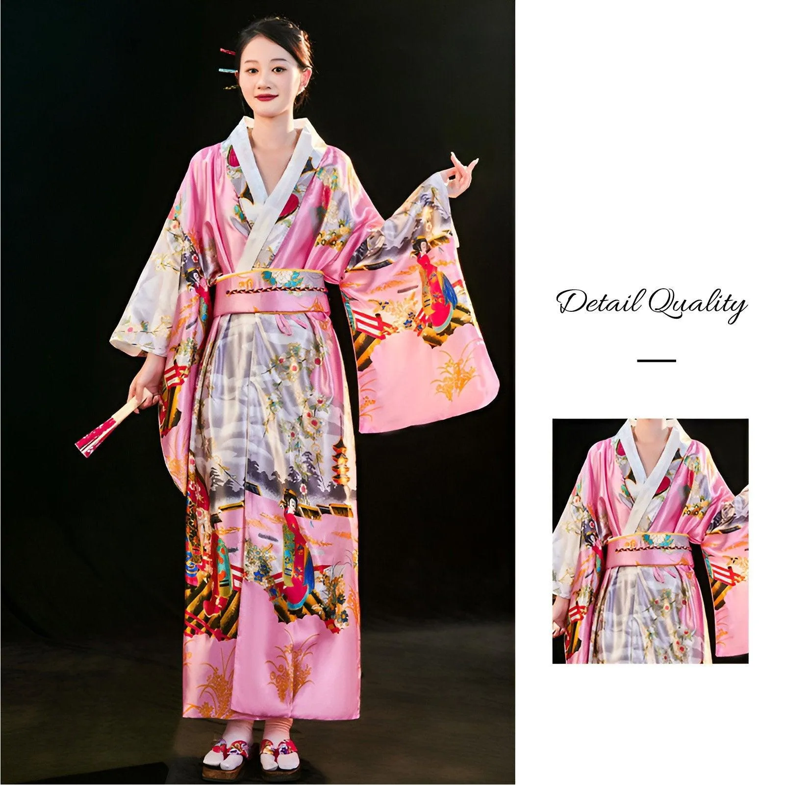 kimono Japanese lapel large size cardigan female formal dress Halloween