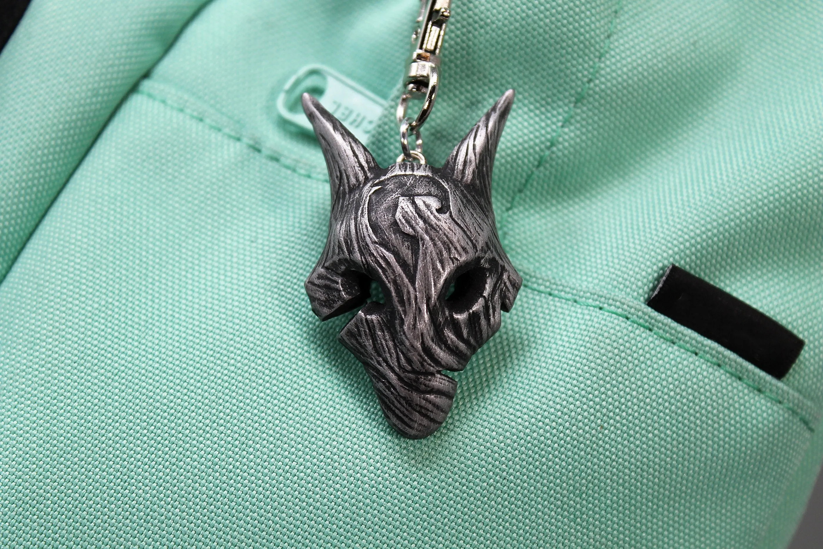 Kindred Wolf Mask Keychain / Necklace - League of Legends