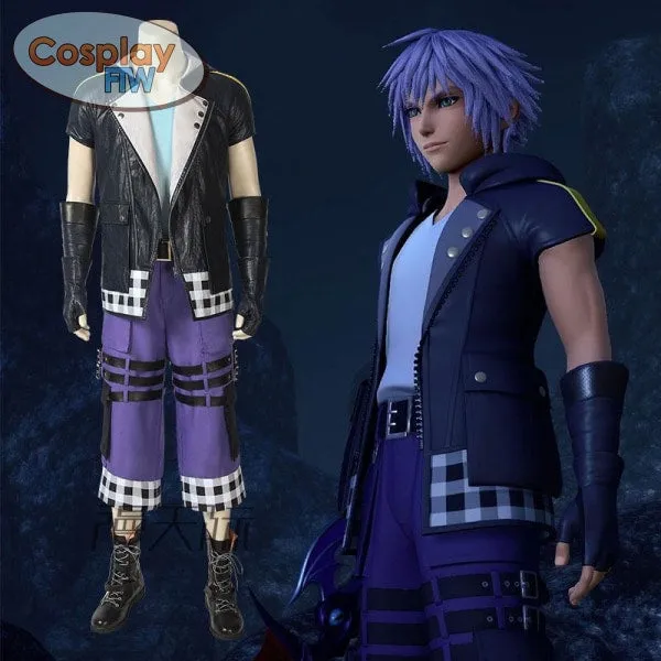 Kingdom Hearts 3 Riku Cosplay Costume / Kingdom Hearts Costume